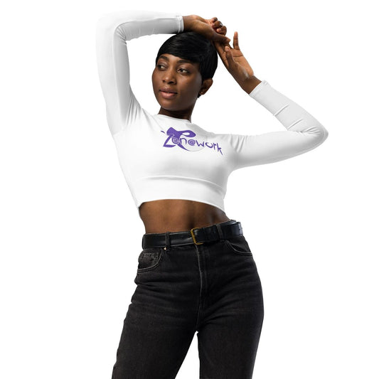 Women's Long Sleeve Crop Top